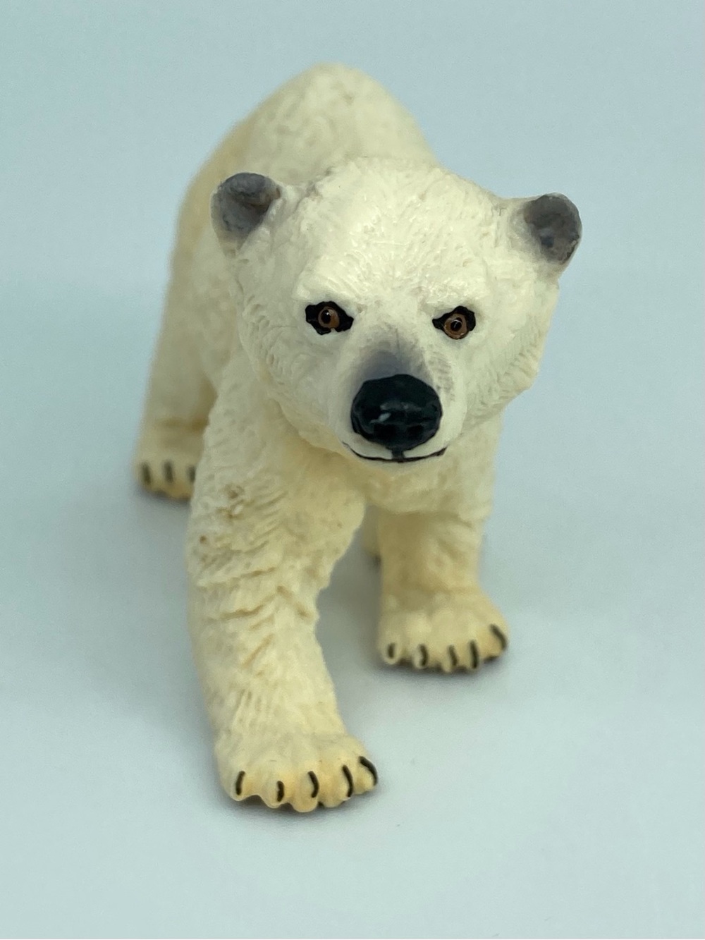 2008 Safari Ltd. Miami FL White Polar Bear Cub Figure 3” x 1.75”
